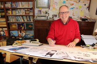 Tom Batiuk in his studio