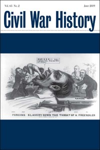 Civil War History Journal Cover. March 2019. Kent State University Press