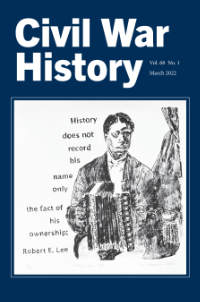 Civil War History Vol 68.1
